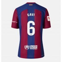 Camisa de time de futebol Barcelona Paez Gavi #6 Replicas 1º Equipamento Feminina 2023-24 Manga Curta